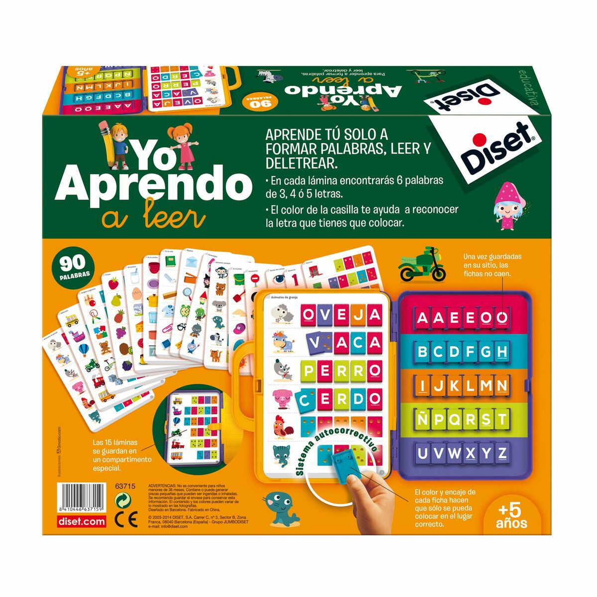 Didaktična igra Diset Yo aprendo a leer ES